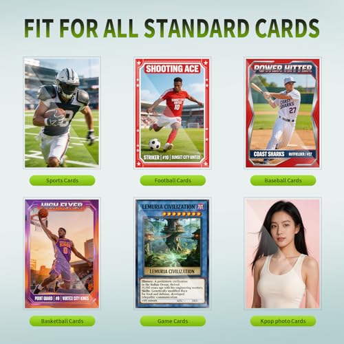 600 Card Sleeves for Trading Cards - Soft Penny Protectors