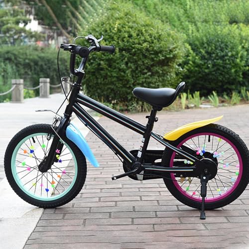 210 Pcs Colorful Bicycle Spoke Beads - Star, Heart & Ball Shapes