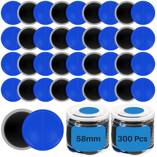 Heavy Duty Tire Patches - 10 Pcs 58 mm Rubber Repair Kit