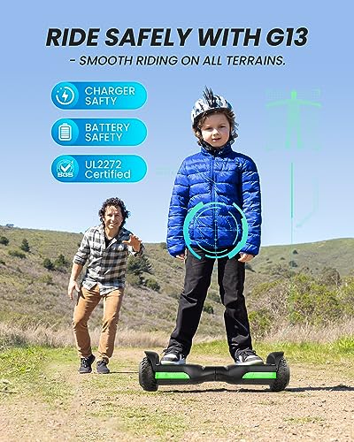 All-Terrain Hoverboard G13 with LED Lights & Bluetooth | UL2272 Certified