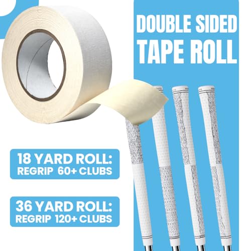 Double-Sided Golf Grip Tape Roll - 2” Wide x 18 Yards