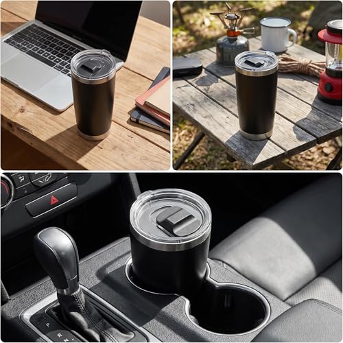 Magnetic Slider Replacement for Drink Lids - 2 Pack Black