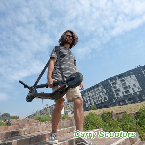 CORECISE Black Adjustable Shoulder Carry Strap for Beach & Scooter - 1pcs