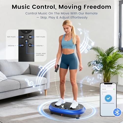 Vibration Plate Exercise Machine for Full Body Workout & Lymphatic Drainage