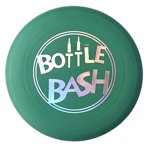 Bottle Bash Outdoor Flying Disc Game Set - Green