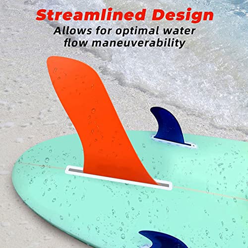 9-Inch SUP Center Fin - No Tool Quick-Release Fiberglass Paddleboard Fin