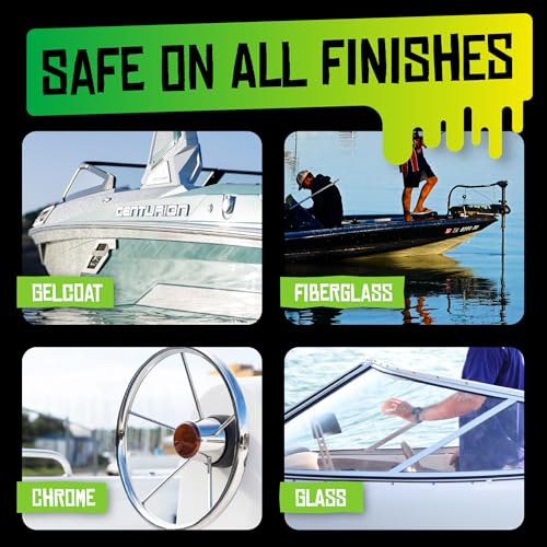 32oz Exterior Boat Cleaner & Protectant Spray | Water Spot Remover with SiO2 Sealant | Pina Colada Scent