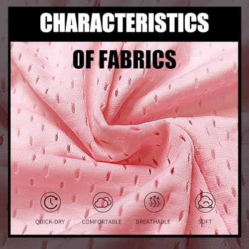 AIMPACT Pink Medium Mens Mesh Booty Shorts with Pouch Liner – Sleep & Lounge