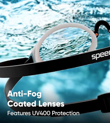 Speedo Fastskin Speedsocket 2 Mirrored Swim Goggles - Anti-Fog, Adjustable