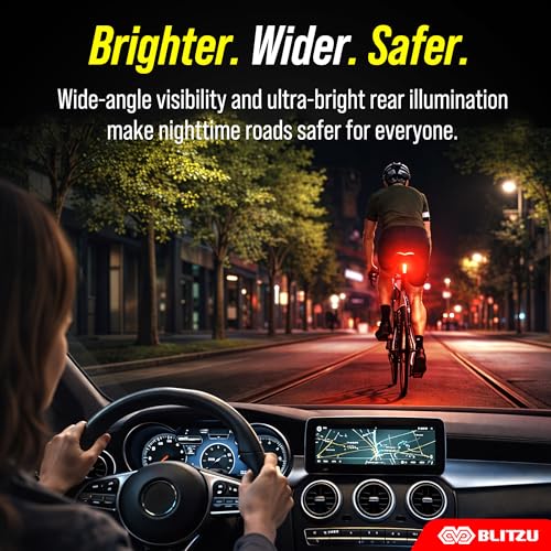 USB-C Rechargeable LED Bike Tail Lights - 2 Pack