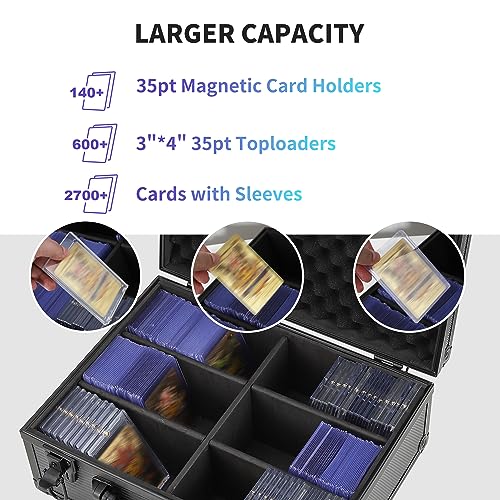 Toploader Storage Box for 3x4 Inch Cards - Holds 600+ Toploaders