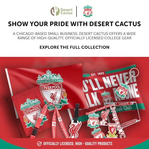 Liverpool FC License Plate Frame - Durable Zinc Alloy Design