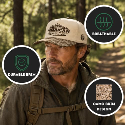 Men's Trucker Hat with Embroidered Design - Adjustable Snapback Cap