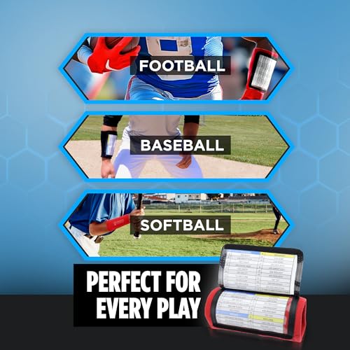 Youth Sports Wrist Coach with Triple Viewing Windows - Football & Baseball Wristbands