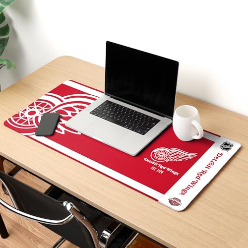 NHL Desk Pad Mouse Mat - Detroit Red Wings 35" x 16"