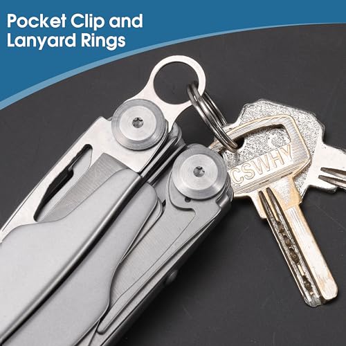 Stainless Steel Quick Release Pocket Clip & Lanyard Ring Set - 1