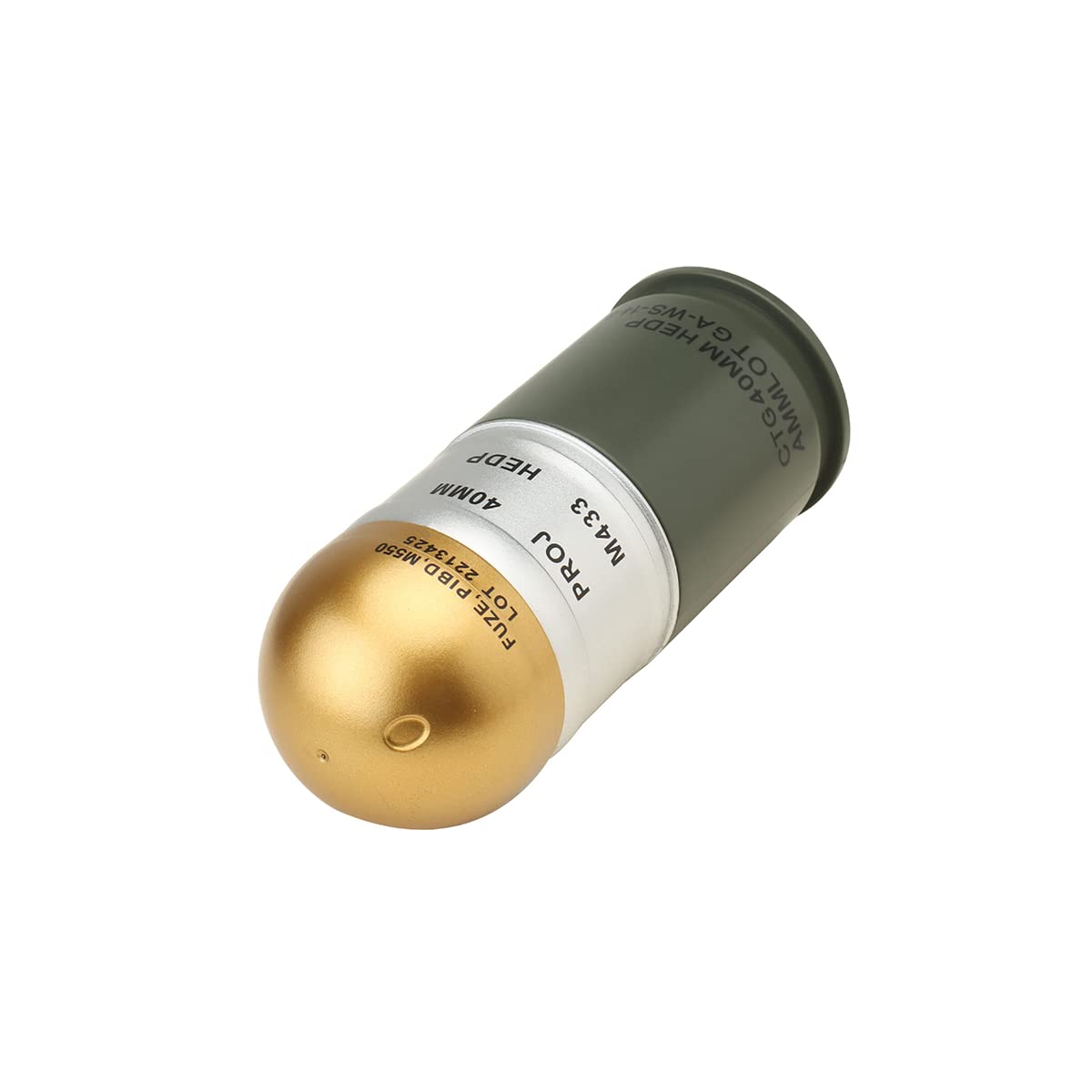 Lancer Tactical Airsoft M433 HEDP 40mm Dummy Shell (Pack of 6)