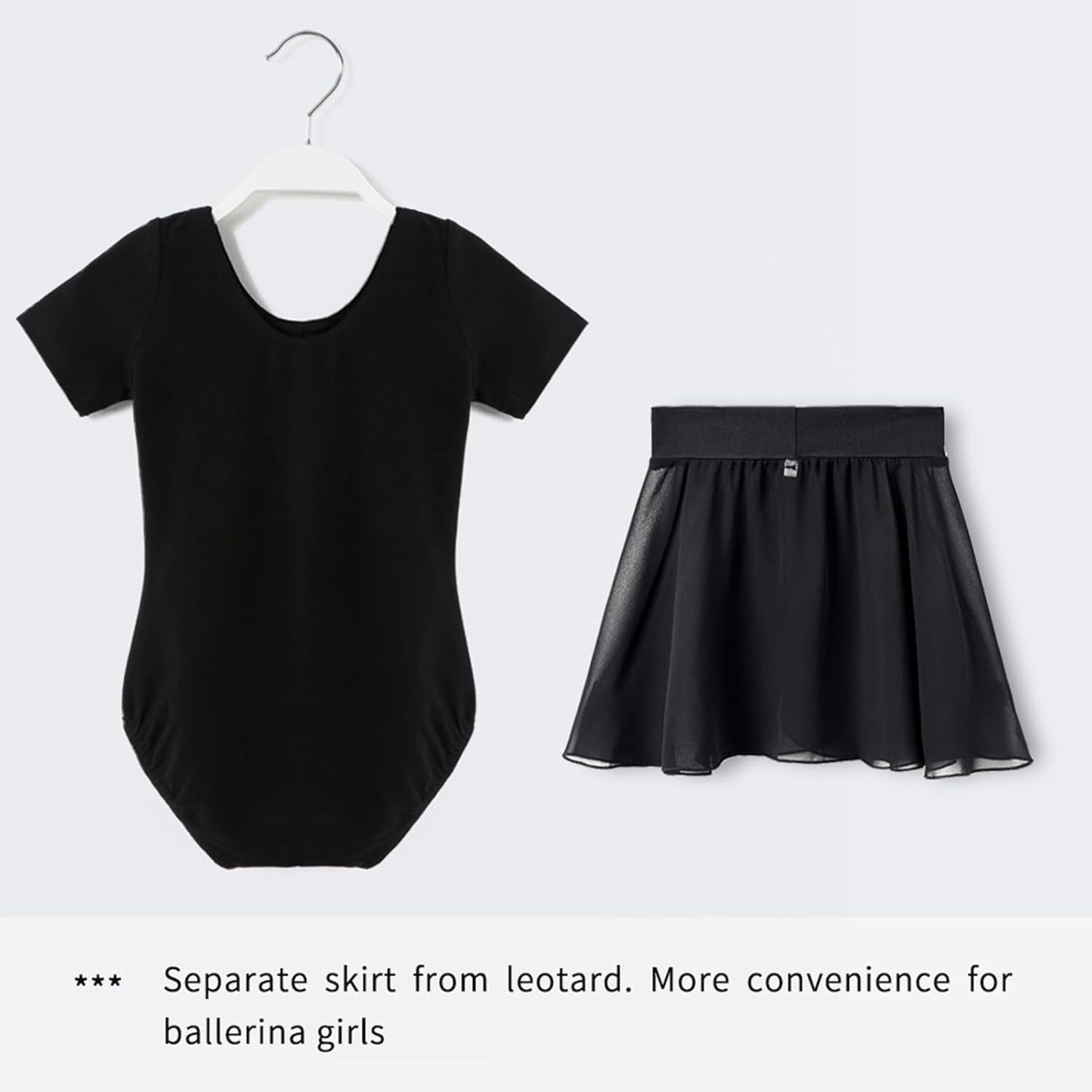 Stelle Girls Ballet Leotards - Stylish Dance Outfit Combo with Skirt & Tights | Toddler to Big Kid Sizes