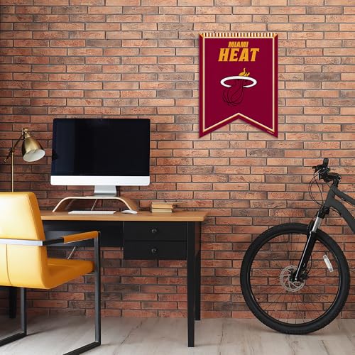 Miami Heat NBA Basketball Pennant - 18" x 24" Felt Banner