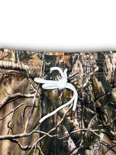 Men's Lightweight Quick-Dry Mesh Running Shorts - Real Tree Print