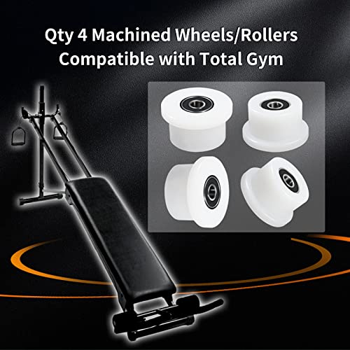 Gym Wheel Roller Replacement for Total Gym Models 1000-1900