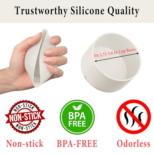 Silicone Boots for Stanley & Owala Tumblers - 2-Pack Cream