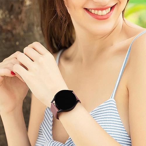 20mm Quick Release Soft Silicone Replacement Strap - Smoke Violet / Large