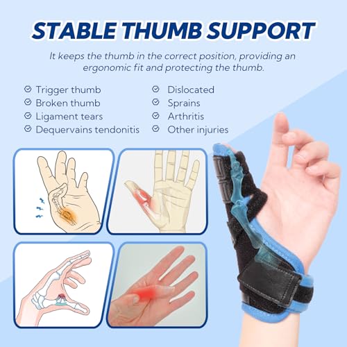 YiYame L/XL Trigger Thumb Splint for Dequervain's Tendonitis & Arthritis Support