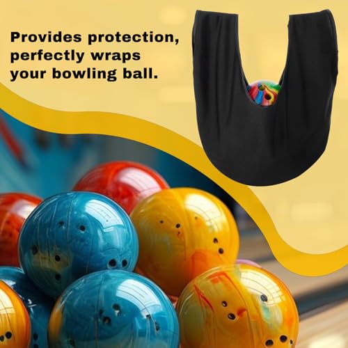Bowling Ball Polisher Bag with Seesaw Cleaning Motion - Black