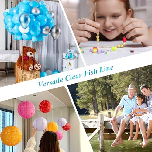 Clear Nylon Fishing Line - 0.25mm 1640ft Invisible Crafting String