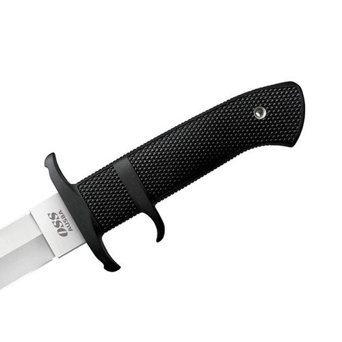 COLD STEEL OSS 8.25" Japanese AUS8A Clip Point Blade 5.125" Kray-Ex Handle Tactical Outdoor Hunting Fixed Blade Knife w/Secure-Ex Sheath