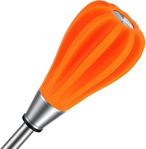Golf Swing Trainer Aid - Distance Power Stick, 5 Adjustable Levels, Increase Swing Speed & Lag, Improve Grip & Tempo, Indoor/Outdoor Golf Practice, Flexible Training Equipment for All Ages, Orange