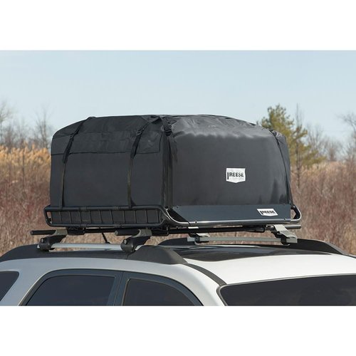 Reese Explore 1041100 Rainproof Car Top Carrier (15 Cubic Feet),Black