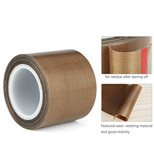 iVict 2-inch x 33 Feet PTFE Teflon Tape for Vacuum Sealer Machines
