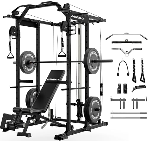 Power Cage with Cable Crossover System - Includes 230LB Package