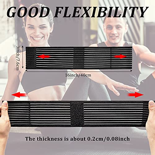 Adjustable Wrist Compression Support Brace - 4 Pack for Sports and Fitness