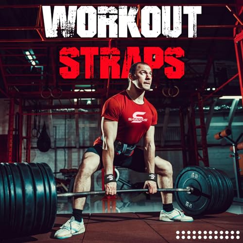 Weight Lifting Wrist Support Straps - Black - One Size