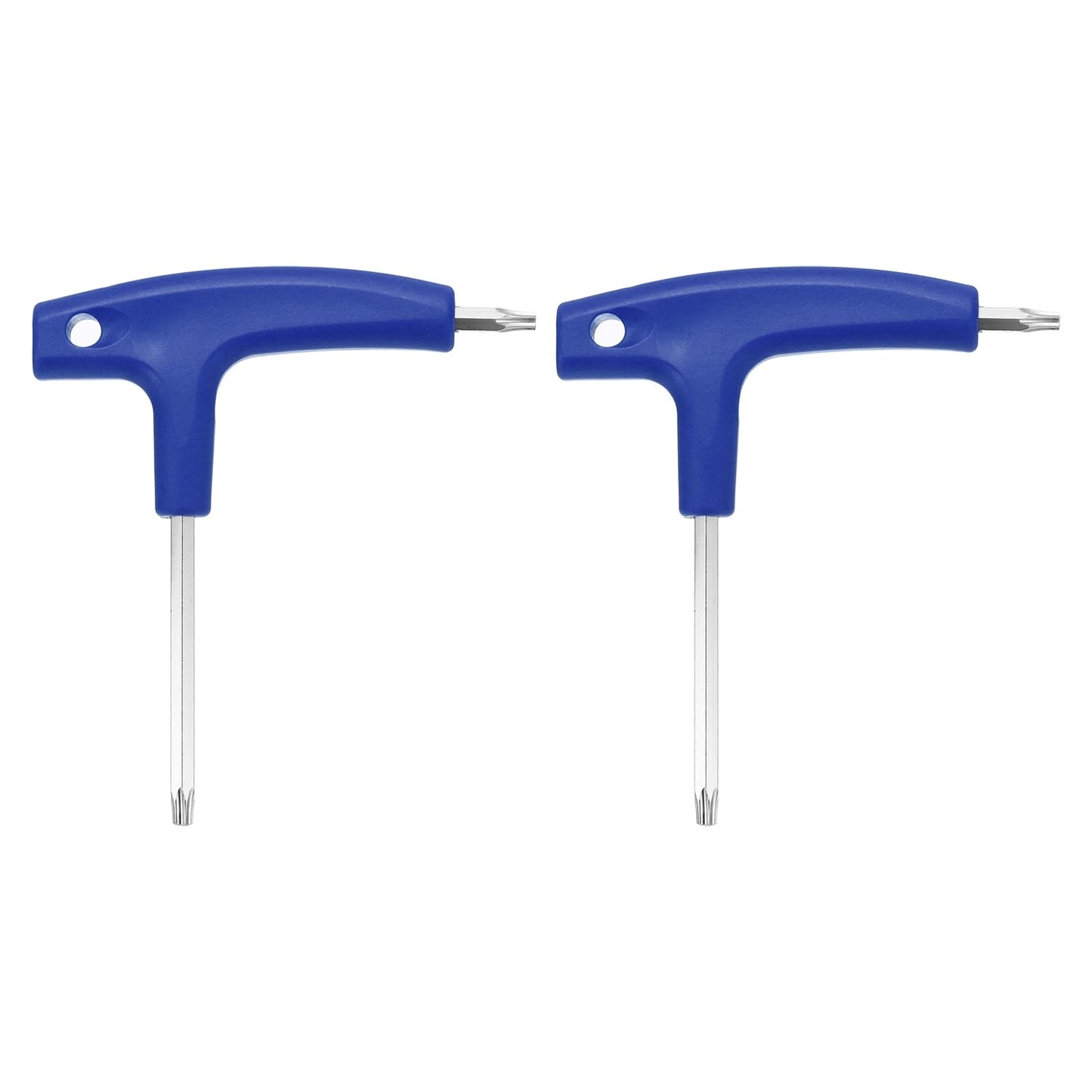 HARFINGTON 2pcs Golf Spike Wrench T20 T25 Golf Torque Wrench Stainless Steel Golf Head Adjustment Tool Golf Driver Torque Tool with Plastic Handle for Golf Club Driver Shaft Adapter, Blue