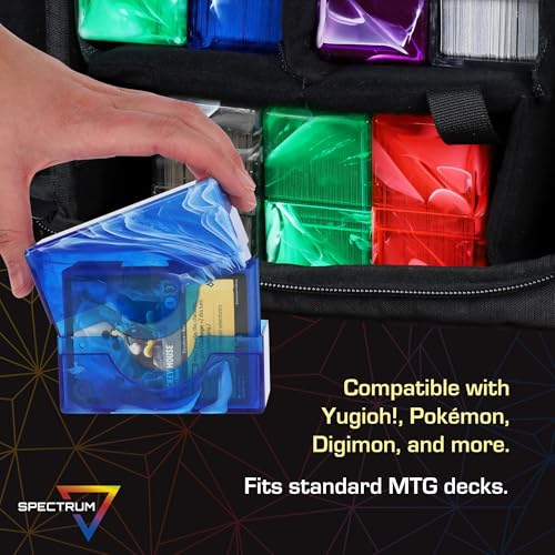 Prism Deck Case - Charoite Purple | Holds 50 Double-Sleeved Cards