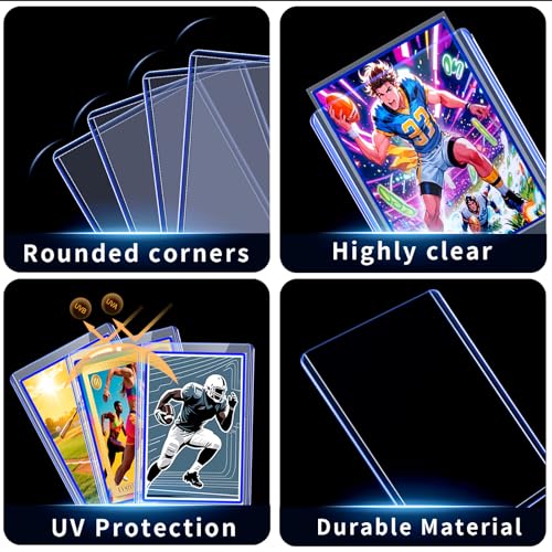 200 Card Sleeves and Toploaders Set - 3" x 4" Hard & Soft Protectors