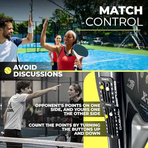 Tennis and Padel Score Keeper - Ultra-Light Adhesive Tracker
