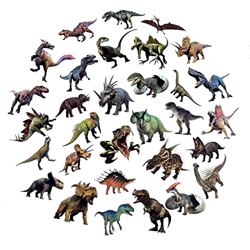 Realistic Dinosaur Stickers - 100 Vinyl Stickers for Kids