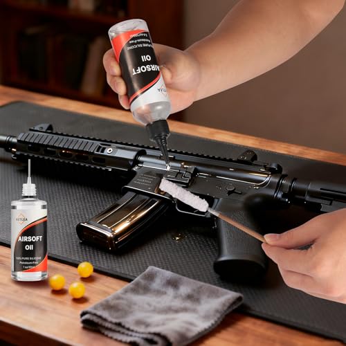 Airsoft Silicone Oil 4.4oz – Chamber Lube with Needle Oiler