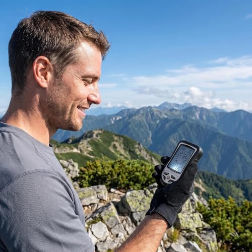 8-in-1 Digital Altimeter, Compass, Thermometer & Barometer for Hiking