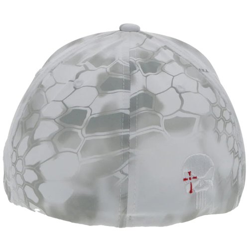 HOOEY Men's Chris Kyle Flexfit Fitted Hat (US, Alpha, Large, X-Large, White Camo)