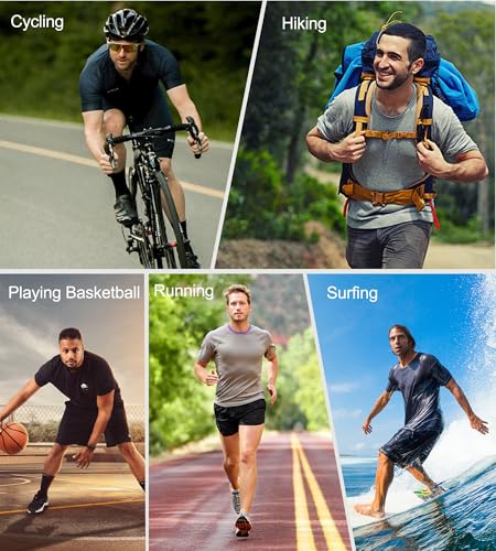 Men's Short Sleeve Compression Shirt - Cool Dry Athletic Undershirt