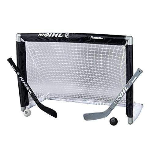 Mini Hockey Goal Set with Sticks & Foam Balls - Portable Fun