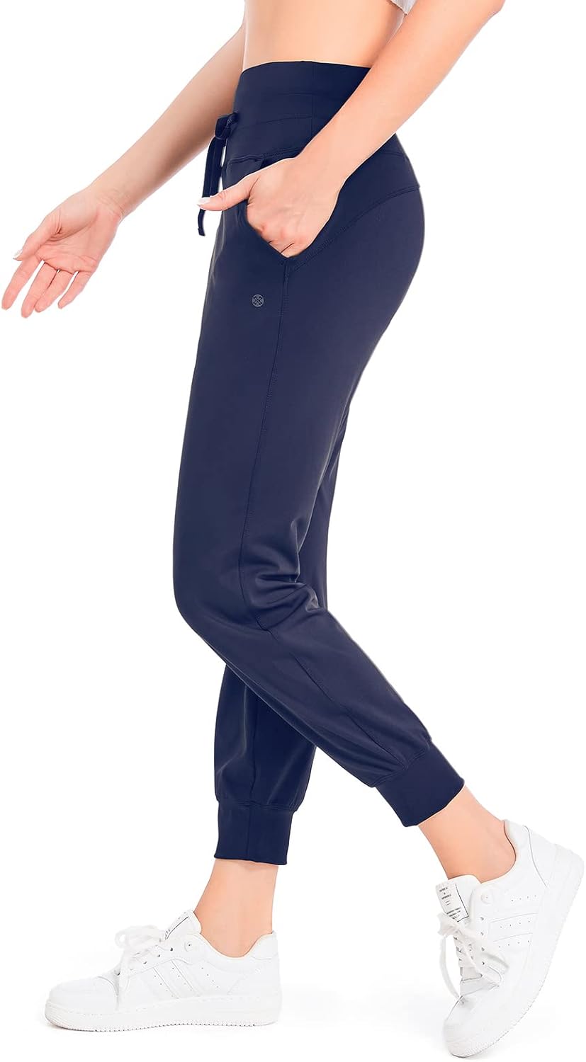Skiennix Women's Joggers - Lightweight Athletic Sweatpants with Pockets | Tapered Casual Fit for Workouts and Lounging