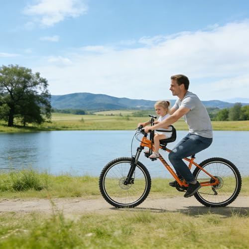Adjustable Front-Mounted Bike Child Seat for Toddlers 2-5 Years