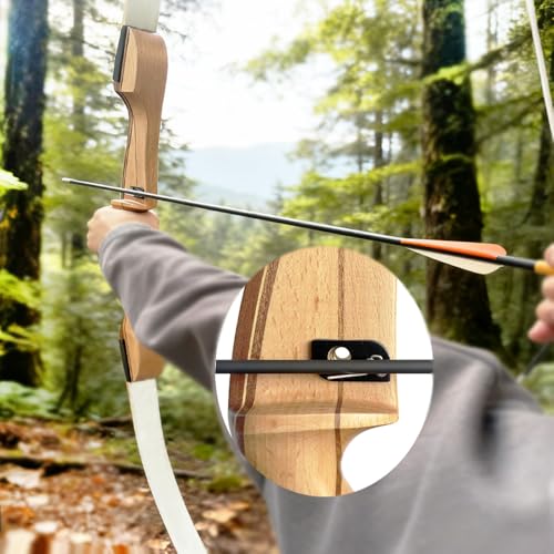 Magnetic Arrow Rest - 4 Pcs Right Hand Adhesive for Recurve Bow